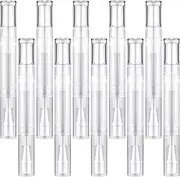 10Pack 5ML Transparent Twist Pens, Empty Nail Oil Pen Brush Cosmetic Lip Gloss Container Applicators