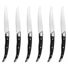 NEW ATHENA CAVALIER LACROX STAINLESS STEEL POINT TIP STEAK KNIFE SET 6