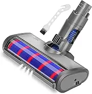 Electric Brush Head. Compatible for Dyson V6/DC58/DC59/DC61/DC62 Parquet Brush with Soft Wheels Suitable for Hard Floors