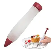 Generic Cake Icing Pen | Cream Silicone + PP Decorating Pen with Petal Opening, Cake Decorating Pen Kit, Baking Decorating Pen for Cake Icing