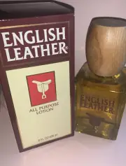 Vintage Rare Large MEM CO ENGLISH LEATHER All Purpose Lotion After Shave 8 oz