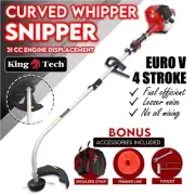 4 STROKE Curved Shaft Split Line Trimmer Whipper Snipper Cutter Garden Tool FS