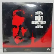Hunt For Red October Laserdisc New Sealed Sean Connery Alec Baldwin Military