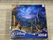 Thomas Kinkade Disney Puzzle Beauty and the Beast 300 pc Dancing In Moonlight
