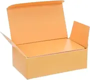 SHOWERORO 100pcs English Learning Cards Blank Blank Note Cards Orange Paper