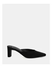 [Novo Shoes] Impatient Mules in Black Suede