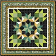 Maple Leaf Medallion 65.75" X 65.75" Spring In The Northwoods Quilt Kit Top&Bind