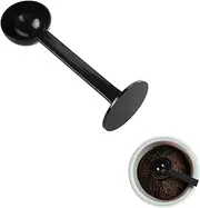 Taicols 2-in-1 Espresso Coffee Bean Spoon Tamping Scoop Tamper Tea Tool for Coffee Bean Spoon Coffee Measuring, About Coffee, Tea and Espresso, Machine Powder Spoon Coffee Kitchen Tool, Plastic