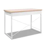 Computer Desk Drawer Storage Oak 100CM