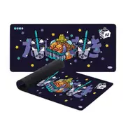 ANYMOB Mouse Pad Black 400X900X4MM Milk Tea Game Pad Rubber Soft Keyboard Desk Mat