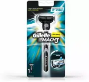 4 Units of Gillette Mach3 Men's Razor, Handle & 1 Blade, #75148