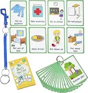 My Daily Routine Cards 27 Flash Cards for Visual aid Special Ed, Speech Delay Non Verbal Children and Adults with Autism or Special Needs