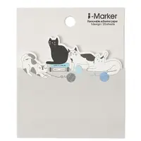 在飛比找蝦皮商城優惠-i-Marker貓咪便利貼/ 黑白貓 eslite誠品