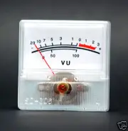 2pc SD-306 Panel VU Meter 250uA 650Ω 40x40mm no lamp -20~+3dB SD FlashStar