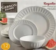 Gibson Home Hyprion or Regalia Ceramic Dinnerware Set