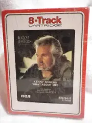 Kenny Rogers WHAT ABOUT ME? 8-Track Tape New Old Stock Factory Sealed Package