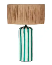 TOV Furniture Ravello Striped Papier Mache Table Lamp