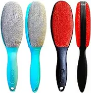 ezclean 4Pack 2Colors Lint Brush for Clothes Furniture Couch, Lint Brush Pet Hair Remover for Clothes Brush, Reusable Lint Brushes for Pet Hair,Velvet Lint Brush, Pet lint Brush, Fabric Brush
