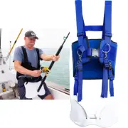 Fishing Belt Shoulder Harness Offshore Stand Up Fish Fighting Rod Holder EVA AU