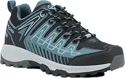 [Trezeta] Men's Thunder Wp Dark Green Yellow Trekking Boots, Green, 7 US