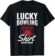 [VidiAmazing] Lucky Bowling Ten Pin Tenpin Bowling ds1258 T-Shirt