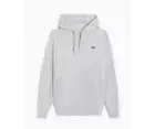 Lacoste Hoodie Mens Grey Pullover With Logo - Size M