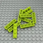 LEGO Plate - Lime - 1 x 4 - QTY x10