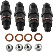4Pcs Fuel Injectors Compatible for Perkins 404-22T 104-22 403D-15 404C-22 404D-22T 131406490 Car Engine Replacement Parts