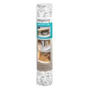 283319 Smooth Top® EasyLiner® Brand Shelf Liner - Grey Damask, 12 in. x 10 ft.