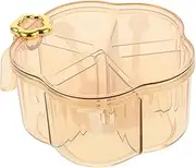 CHICAMPERA Section Masala Box with Lid Sturdy Spice Container for Organized Kitchen Storage for Herbs Condiments and Seasonings Includes Salt Container with Lid and Spoon