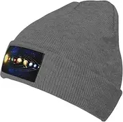 OGNOT Exploring The Solar System Womens Mens Winter Knitted Beanie Hat,Thick, Soft & Warm Chunky Beanie Hats,for Cold Weather
