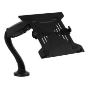 Mount-It! Full Motion Laptop Holder With Spring Arm for Up to 15" Laptops Black
