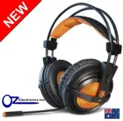 Sades A6 7.1ch Virtual Surround Gaming Headset LED USB PC PS4 PS5 Switch NEW AUS
