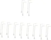 [SAFIGLE] Pearl Ear Wire Pearl Earrings Dangle Drop Earrings for Women Dangle Pearl Dangle Earrings Chain Earrings for Women Pearl Earrings for Women Ear Threader Earrings Alloy