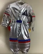 NEW Pottery Barn Kids Astronaut LIGHT UP Halloween Costume Space Suit 3T