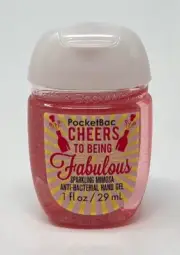 1 BATH & BODY WORKS SPARKLING MIMOSA POCKETBAC ANTI BACTERIAL HAND GEL SANITIZER
