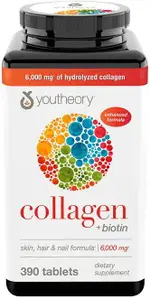 美國 YOUTHEORY膠原蛋白(第一,二,三型)COLLAGEN ADVANCED FORMULA 390錠｜限時★滿萬折$500★保健食品3件9折★下單贈美國暢銷護手霜