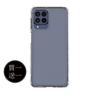 【SAMSUNG 三星】買一送一 Galaxy M53 5G 原廠輕薄防護背蓋-透明 (araree聯名)