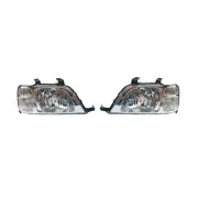 Pair of Head Light Right & Left Side for Honda Cr V 10/1996 - 11/2001