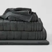 Sheridan Orson Towel Range - Bath Sheet in Graphite Cotton
