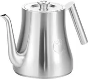 Stainless Steel Tea Pot 2000ml with Removable Infuser Large Capacity Metal Water Kettle for Induction Cookers Gas Stoves