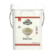 Augason Farms Quick Rolled Oats Emergency Food Storage 10 Pound Pail Prepper