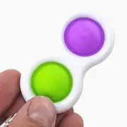 Simple Dimple Dual Fidget Toy Audible Stimulant Pop Push Button Autism Toys