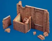 Royal Model 1/35 European Storehouse Ruin Part No.2 [Plaster Diorama Model] 260