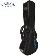 NEW Lanikai HWC-S Hard Shell Arched Top Wood Ukulele Case for Soprano Size Uke