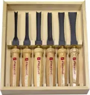 Flexcut Six Piece Mallet Starter Set, 6 mallet tools, Steel blades # FLEXMC150