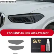 Pre-cut Headlights Smoke Paint Protection Vinyl Tint Wrap Film For BMW X5 G05/M (for: BMW)