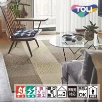 在飛比找momo購物網優惠-【TOLI 東理】日本製 居家方塊拼貼地毯 40×40 10