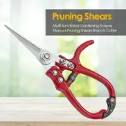 Multi-functional Garden Scissors Safety Buckle Stainless Steel Pruning Shear