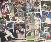 ESTATE SALE - 100 Assorted Cleveland Indians Vintage Baseball Cards 80's & 90's